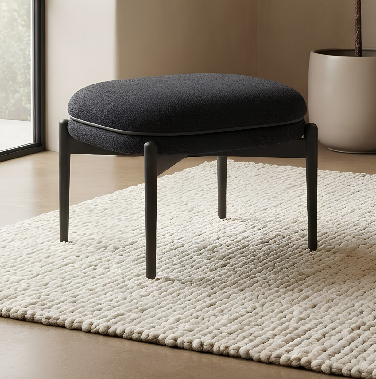 Torres - Asiento Tapizado Base Madera (Secundaria)